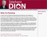 Stephane Dion campaign web site