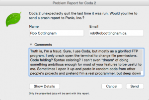 I believe crash reports should be worth reading (5) - Rob Cottingham